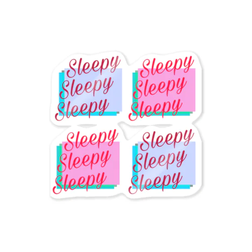 sleepy ステッカー Sticker