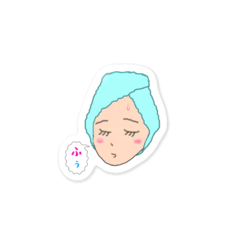 ふぅ…girl Sticker