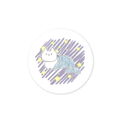 魚座ねこ Sticker