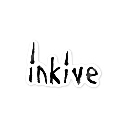 inkive手書きロゴ ステッカー