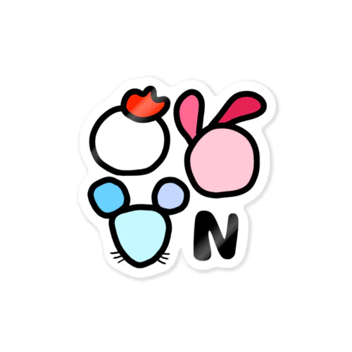 N Sticker