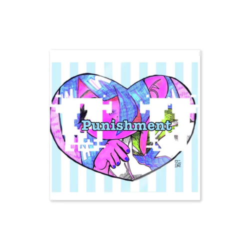 punishmentすてっか〜 Sticker