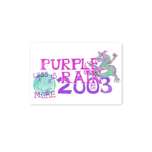 Purple Rain 2003 Sticker