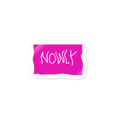 NOWLY official logo ステッカー