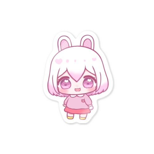 うさちゃんステッカー Sticker