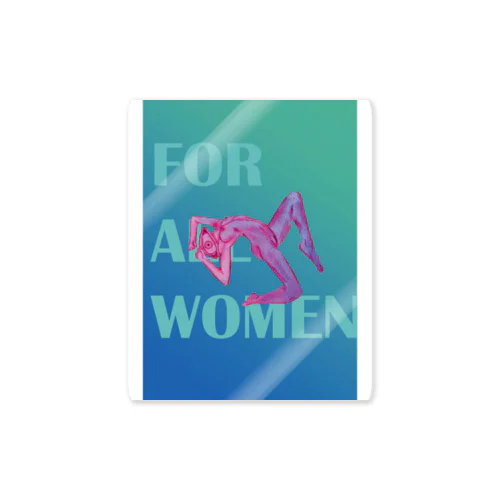 All for women1 Sticker