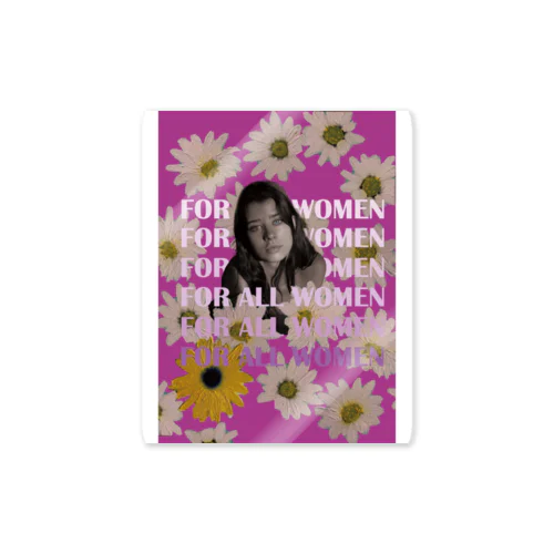 All for women 2 Sticker