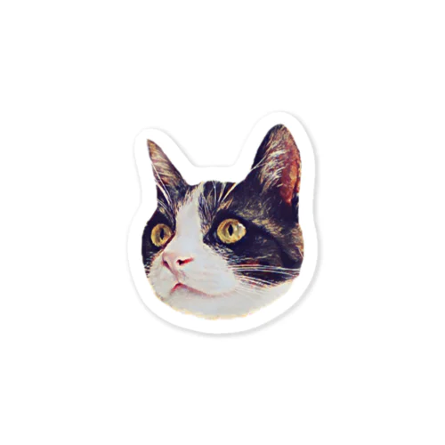 ハチワレ猫の空くん Sticker