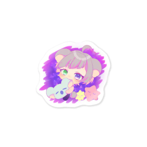 こあらくんと金平糖 Sticker