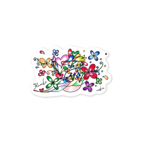 ルミ子さんの才能の花 Sticker