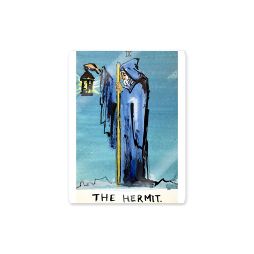 Tarot “The Hermit” Sticker