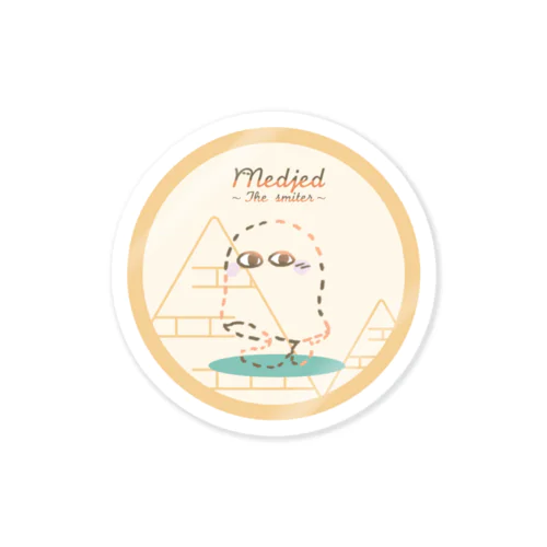  メジェド Medjed ~The Smiter~(スケスケ) Sticker