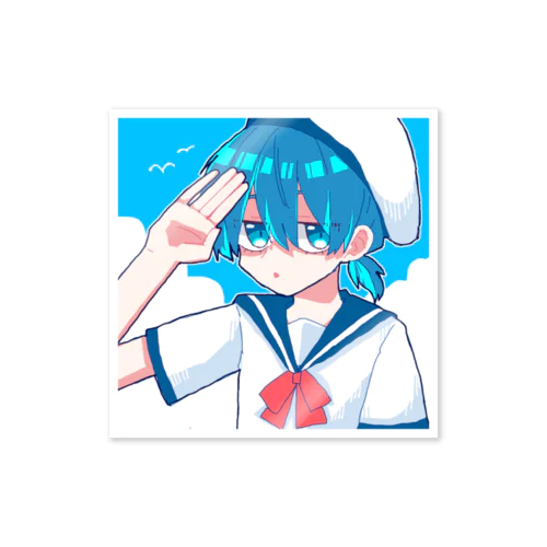 水平くん Sticker