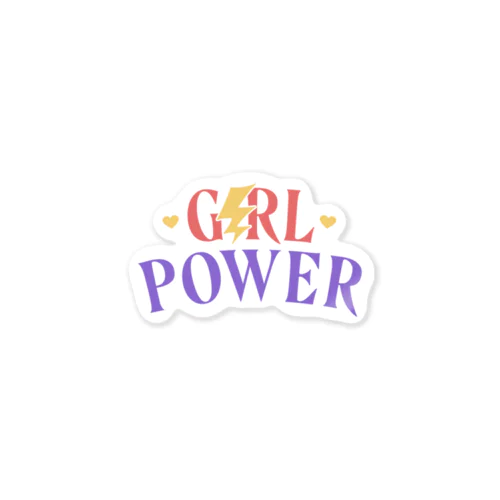 Girl Power ステッカー