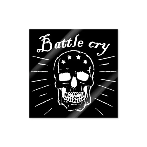 Battle cry Sticker