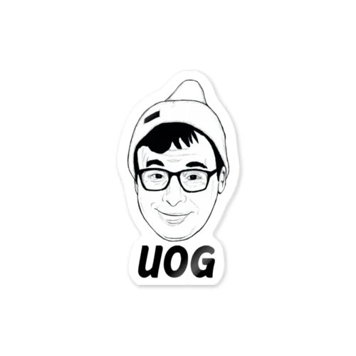 UOG爽やかメガネ  Sticker