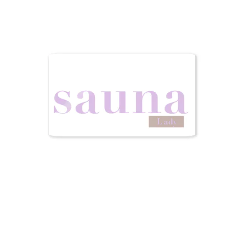 saunalady👸🤍 Sticker