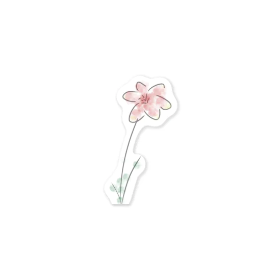 pressed flower Sticker