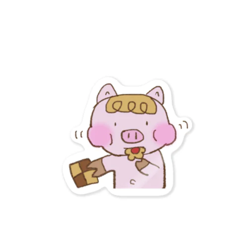 くいしんぼうの、ぶーー Sticker