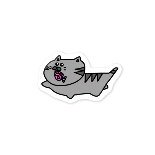 222サバトラ猫 Sticker