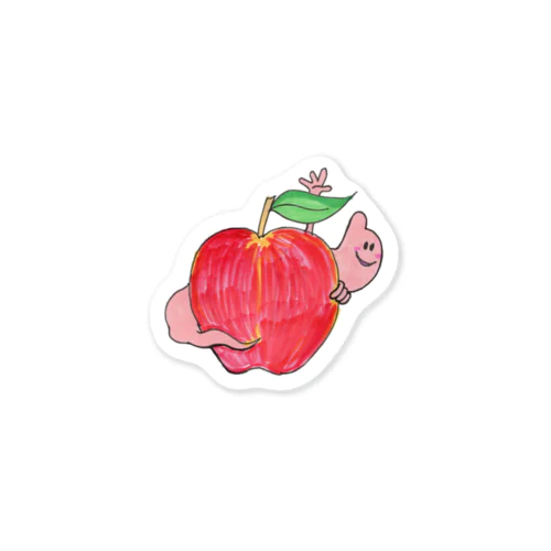 モクモクくん林檎 Sticker