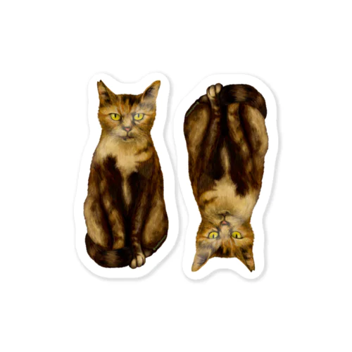 サビ地域猫愛ちゃん Sticker