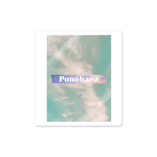 SKY w/ponohana Sticker