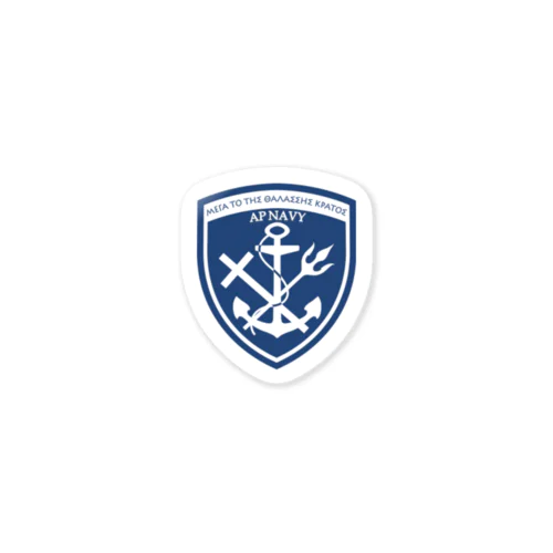 AP NAVY Sticker