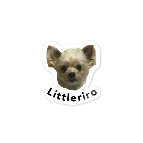 犬のリロちゃん(ロゴ入り) Sticker