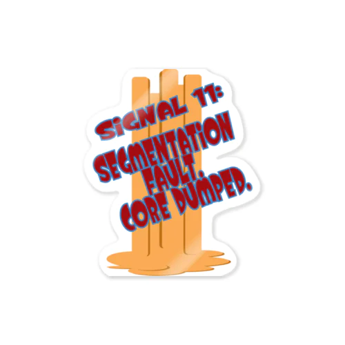 signal core dumped gero Sticker