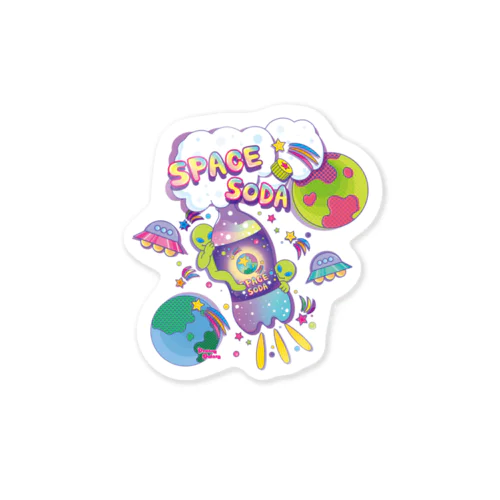 SPACESODA Sticker