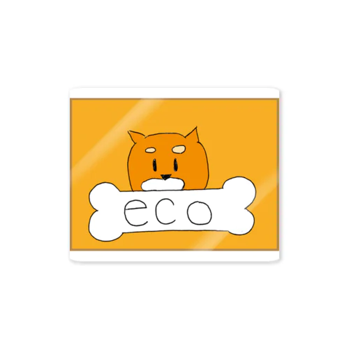 ecoドッグ Sticker