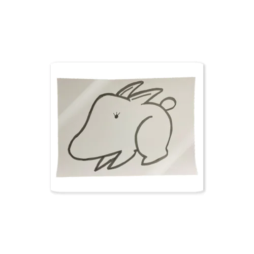 イルカみたいな顔のウサギ描いてんじゃねえよ！ Sticker