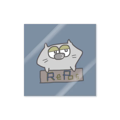 るぽねこくん((blue Sticker