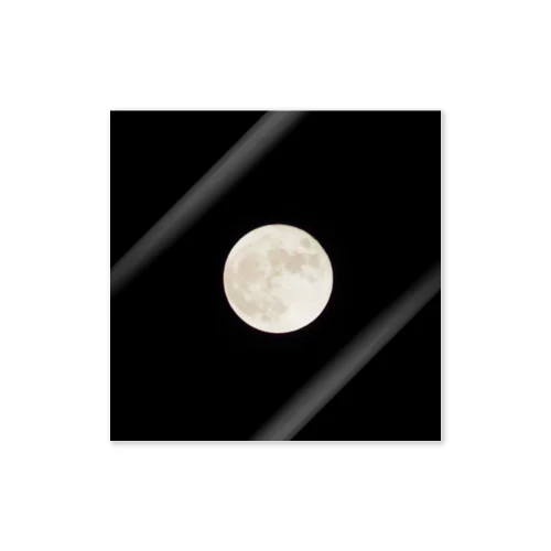 月がキレイに見えた日 Sticker