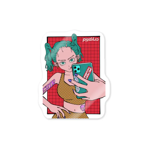 KAWAII GIRL (cryptid) Sticker