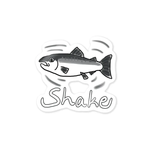 SHAKINGしゃけ Sticker