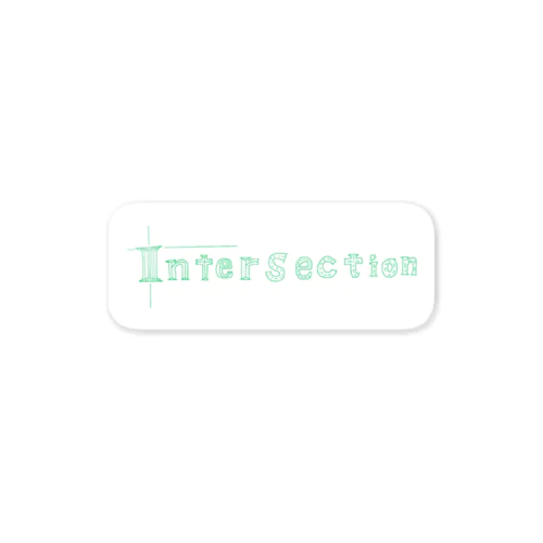 intersection グリーン ステッカー