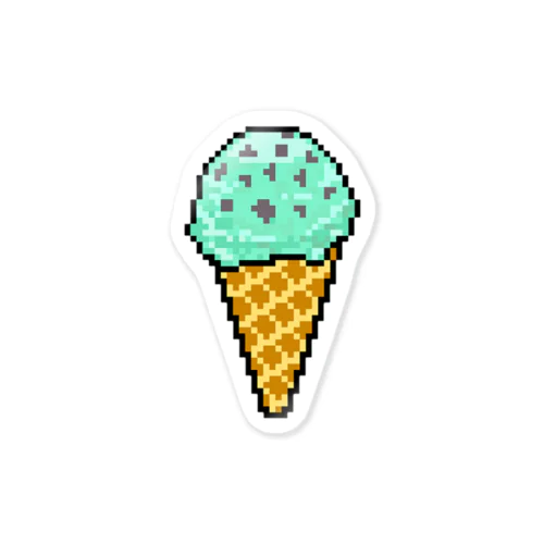 ドット絵なチョコミント。 Sticker