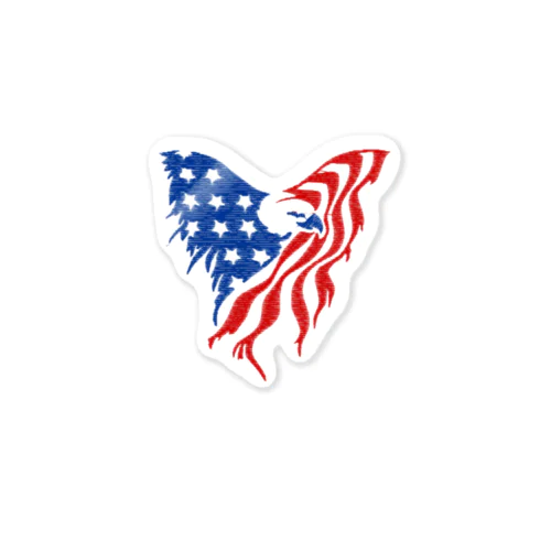 American Bald Eagle Sticker