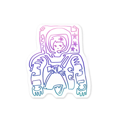 宇宙のコーデ Sticker