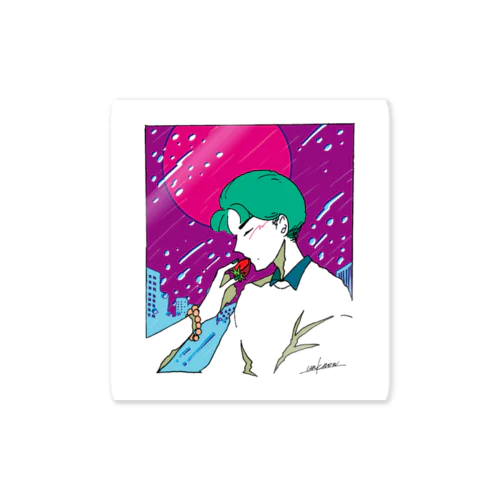 甘酸っぱい雨夜 Sticker