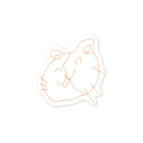 ゆるいはむちぁ Sticker