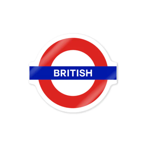 BRITISH-ブリティッシュ- ステッカー