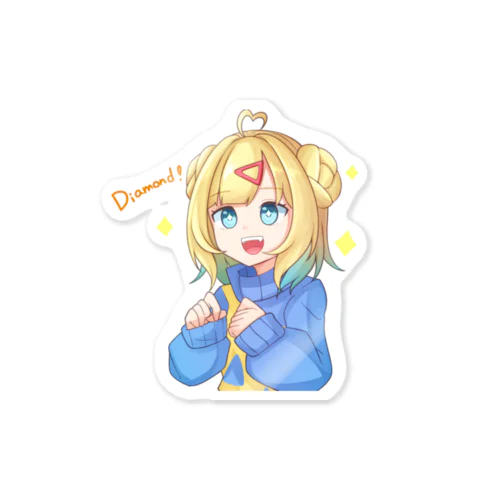 ダイヤモンドちゅきちゅきちゅき Sticker