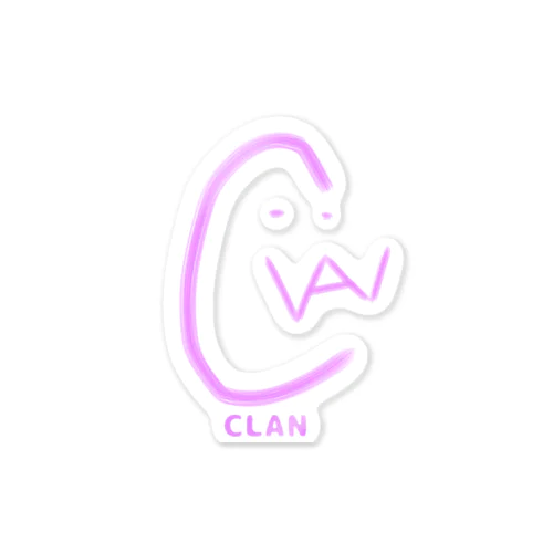 CLANロゴアイテム Sticker