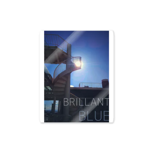 BRILLANT BLUE ステッカー