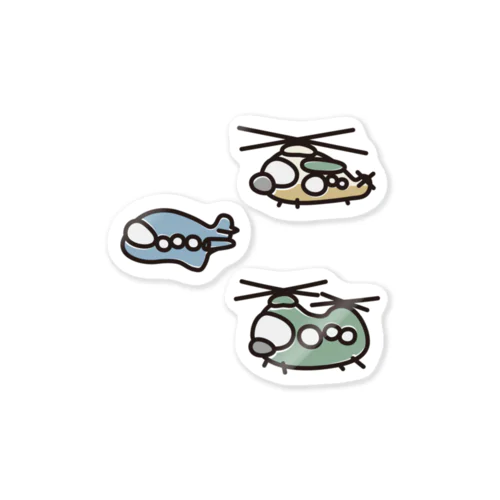 MycroMission@UH-60J/U-125/CH-47【シールセット】 Sticker