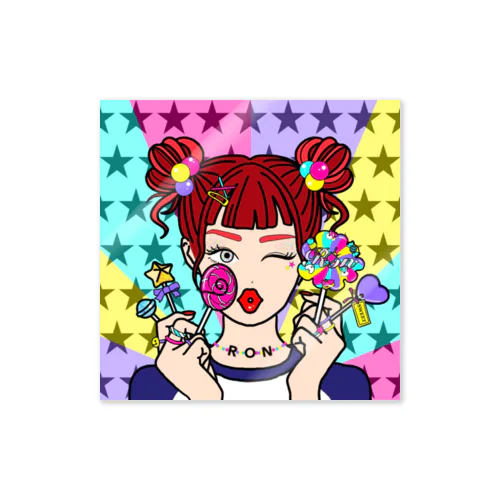 Ms.Candy Sticker