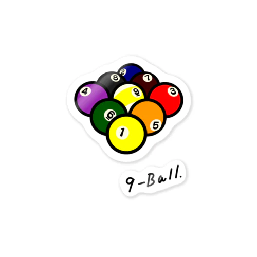 9-ball♪ Sticker